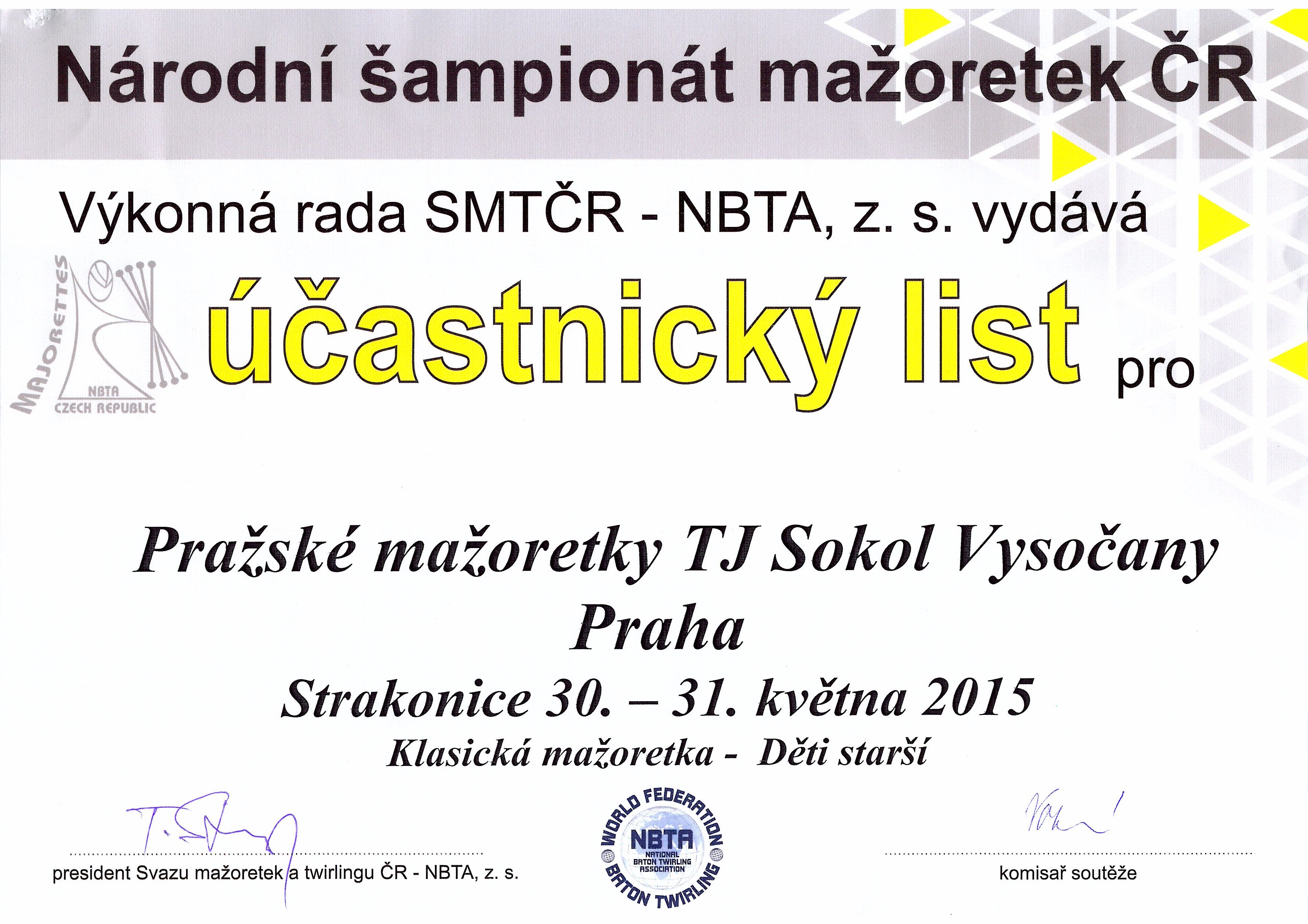 účastnický list_Strakonice